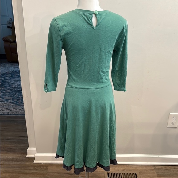 Matilda Jane Small Joanna Gaines Green Pastures Stretchy Elegant Dress - Picture 4 of 8